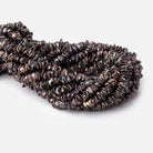 7-9mm Peacock Keshi Center Drilled Freshwater Pearls 15.5 inch 187 beads - Beadsofcambay.com
