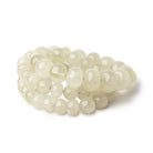 7.5-13.5mm Libyan Desert Glass Plain Rondelles & Rounds 18 inch 55 Beads AAA - Beadsofcambay.com