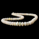 7.5-13mm Ethiopian Opal plain rondelle beads 18 inch 79 pieces AA - Beadsofcambay.com