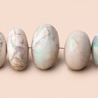7.5-18mm Australian Opal Plain Rondelle Beads 18 inch 70 pieces AA - Beadsofcambay.com