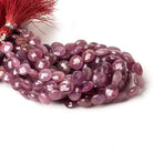 7.5-8.5mm Ruby Faceted Coin Beads 8 inch 20 pieces - Beadsofcambay.com