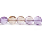 7.5mm Ametrine Faceted Coin Beads 16 inch 53 pieces - Beadsofcambay.com