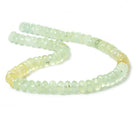 7.5mm Multi Color Prehnite faceted rondelle beads 13 inch 78 pieces - Beadsofcambay.com