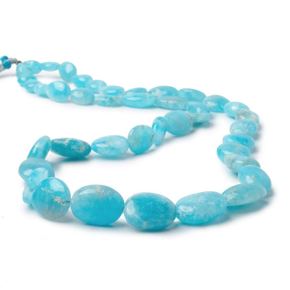 7.5x6-12x10mm Hemimorphite Plain Nugget Beads 14 inch 39 pieces - Beadsofcambay.com