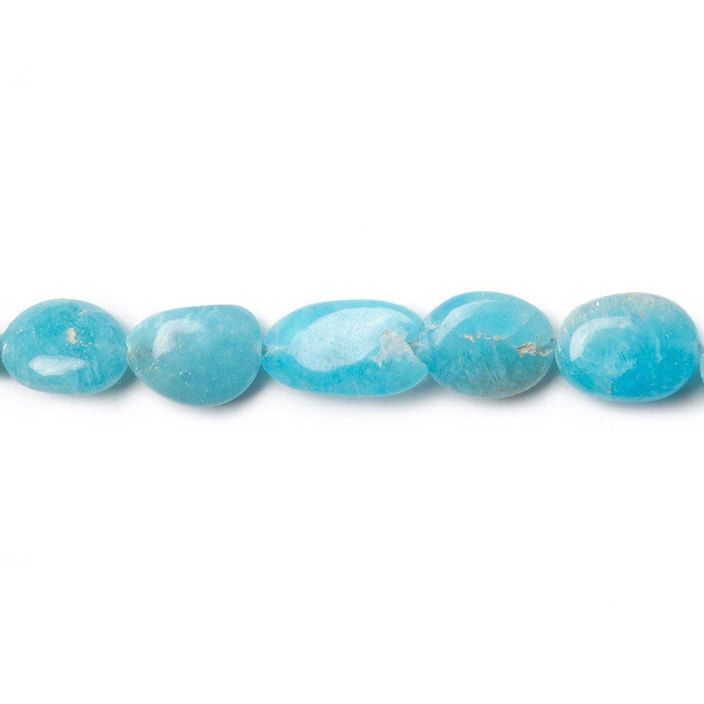 7.5x6-12x10mm Hemimorphite Plain Nugget Beads 14 inch 39 pieces - Beadsofcambay.com