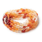 7.5x6-9x6mm Multi Color Fire Opal Faceted Nugget Beads 16 inch 49 pieces AA - Beadsofcambay.com