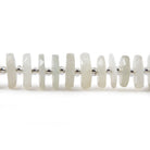 7.8-8.5mm Sage Green Moonstone faceted heshi beads 16 inch 88 pieces - Beadsofcambay.com