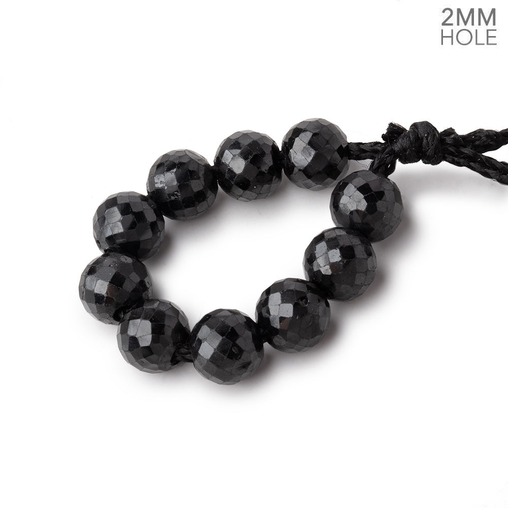 3mm BLACK SPINEL Faceted Gemstone Beads