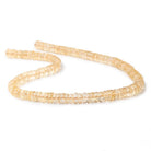 7mm Citrine Faceted Heshi Beads 16 inch 145 pieces - Beadsofcambay.com