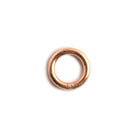 7mm Copper Plain Closed Jumpring 50 pieces - Beadsofcambay.com