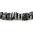 6.5mm Moss Quartz Plain Square Heshi Beads 16 inch 95 Pieces - Beadsofcambay.com