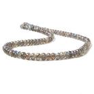 7mm Labradorite Beads Plain Rondelles 16 Inch 98 pieces - Beadsofcambay.com