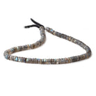 7mm Labradorite Faceted Heshi Beads 15 inch 140 pieces - Beadsofcambay.com