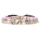 7mm Lepidocrocite Faceted Cube Beads 30 beads 8 inches - Beadsofcambay.com