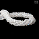 7mm Rainbow Moonstone Plain Round Beads 15 inch 54 pieces 1mm Hole - Beadsofcambay.com