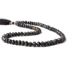 7mm Sapphire Faceted Rondelle Beads 16 inch 85 beads - Beadsofcambay.com