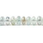 7mm Silver Mystic Multi Beryl plain rondelles 8 inch 47 beads - Beadsofcambay.com