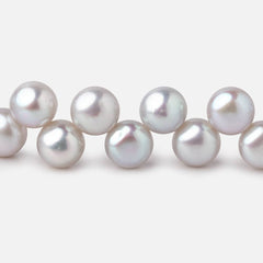 Button Side Drilled Freshwater Pearls