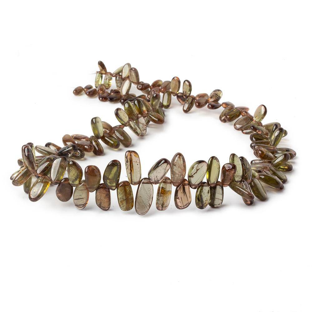 7x3-12x6mm Andalusite top drilled plain freeshape beads 15 inch 133 pieces A - Beadsofcambay.com