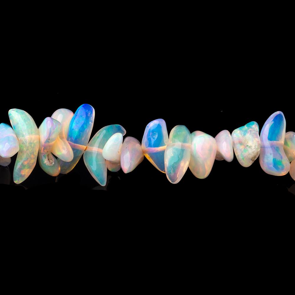 7x4-14x5mm Ethiopian Opal Plain Nugget Beads 16 inch 118 pieces - Beadsofcambay.com
