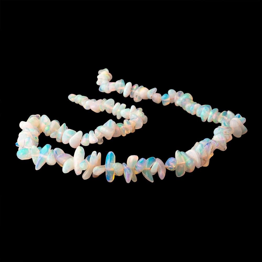 7x4-14x5mm Ethiopian Opal Plain Nugget Beads 16 inch 118 pieces - Beadsofcambay.com