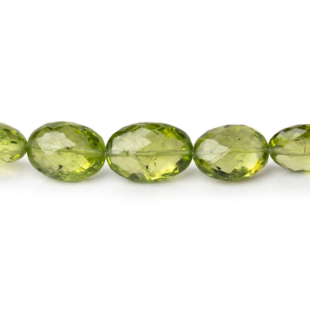 7x5-10x7mm Afghani Peridot Faceted Oval Beads 18 inch 57 pieces AAA - Beadsofcambay.com