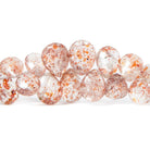 7x5-10x8mm Sunstone faceted pear Beads 8 inch 62 pieces - Beadsofcambay.com