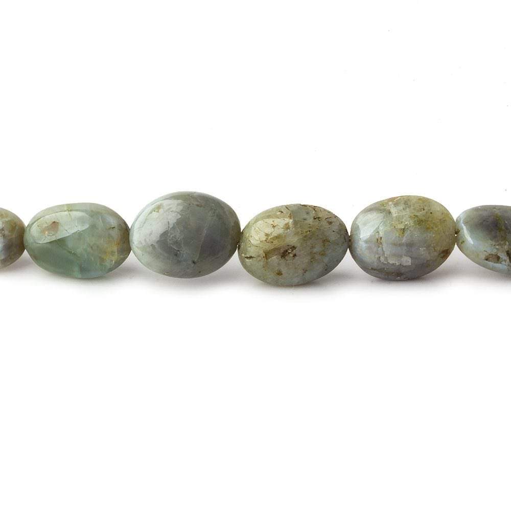 7x5-12x8mm Cat's Eye Chrysoberyl plain nugget beads 18 inch 47 pieces - Beadsofcambay.com