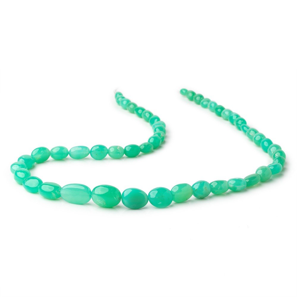 7x5-15.5x13mm Prase Opal Plain Nugget Beads 20 inch 50 pieces AAA - Beadsofcambay.com