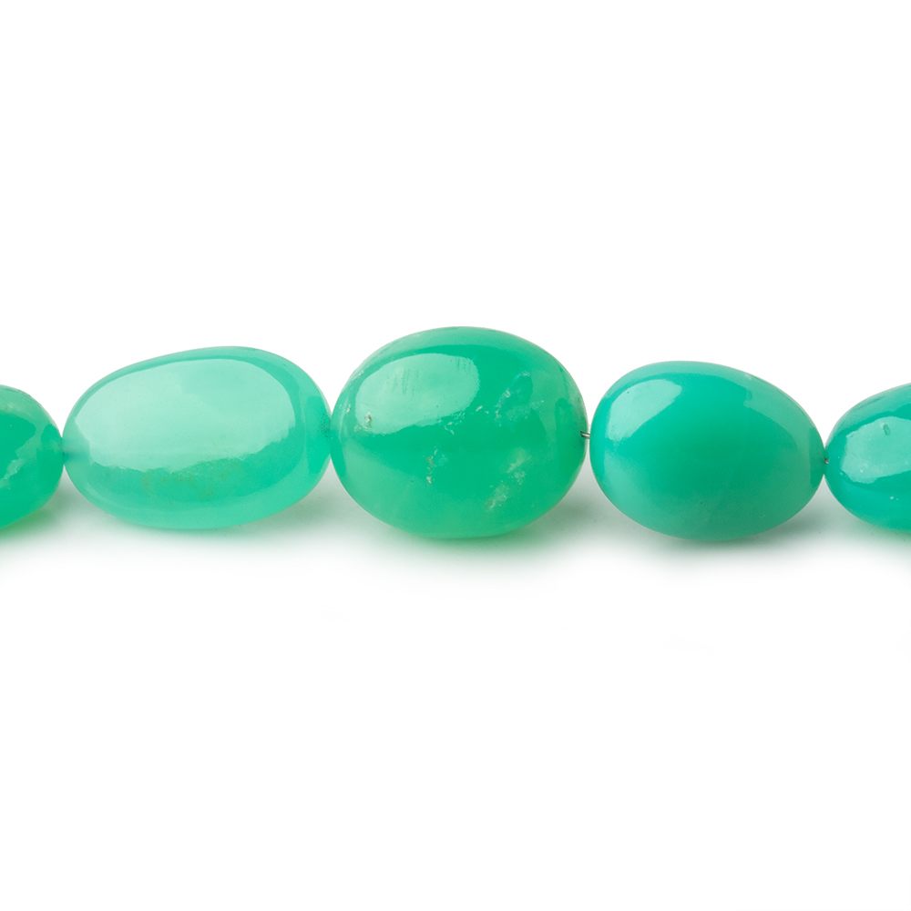 7x5-15.5x13mm Prase Opal Plain Nugget Beads 20 inch 50 pieces AAA- Beadsofcambay.com
