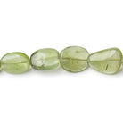 7x5-16x11mm Afghani Mossy Peridot Plain Nuggets 17 inch 38 beads - Beadsofcambay.com