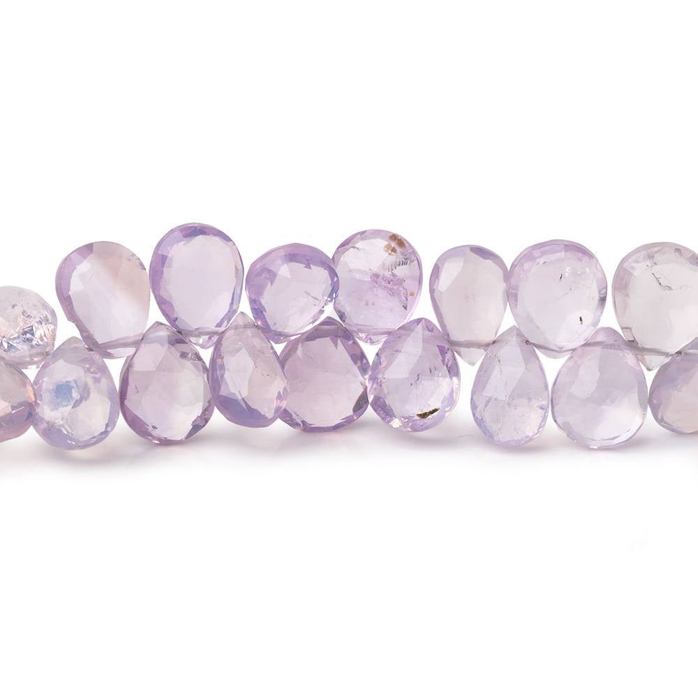 7x5-8x6mm Lilac Scapolite Faceted Pear Beads 9 inch 80 pieces - Beadsofcambay.com