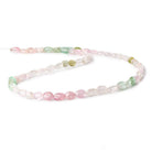 7x5-9x6mm Multi Color Afghani Tourmaline Plain Oval Nuggets 16 inch 55 pcs - Beadsofcambay.com