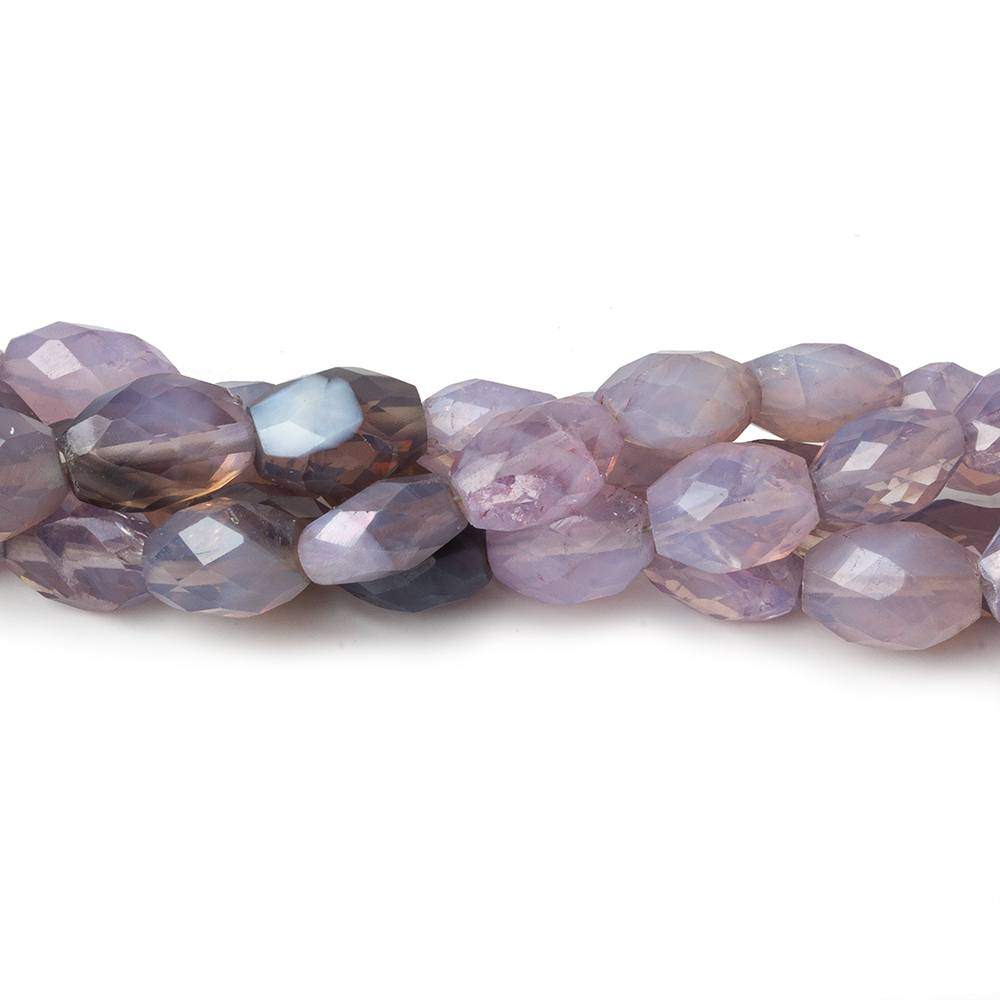 7x5-9x7mm Lilac Chalcedony Faceted Nuggets 8 inch 25 beads A - Beadsofcambay.com