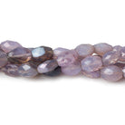 7x5-9x7mm Lilac Chalcedony Faceted Nuggets 8 inch 25 beads A - Beadsofcambay.com