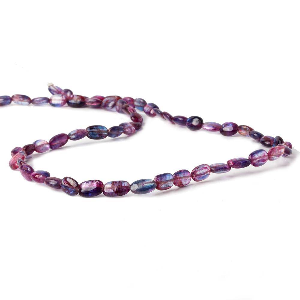 7x5-9x7mm Mystic Kyanite Plain Oval Beads 15 inch 48 pieces - Beadsofcambay.com