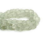 7x5-9x7mm Prasiolite straight drilled plain nugget beads 8 inch 21 pieces - Beadsofcambay.com