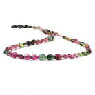 7x5mm Multi Color Tourmaline Straight Drill Pears 61 beads 16 inch AA - Beadsofcambay.com