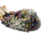 7x5mm Ruby and Fancy Sapphire Beads Tear Drop 6.5 inch 84 pieces - Beadsofcambay.com