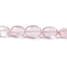 7x6-11x9mm Rose Quartz checkerboard faceted ovals 15 inch 39 pieces - Beadsofcambay.com