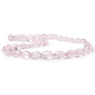 7x6-11x9mm Rose Quartz checkerboard faceted ovals 15 inch 39 pieces - Beadsofcambay.com