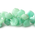 7x6-15x12mm Chrysoprase Faceted Freeform Beads 7 inch 66 pieces - Beadsofcambay.com