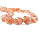 7x6-26x14mm Sunstone Plain Nugget Beads 18 inch 28 Pieces - Beadsofcambay.com