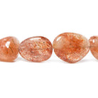 7x6-26x14mm Sunstone Plain Nugget Beads 18 inch 28 Pieces - Beadsofcambay.com