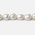 7x6-8.5x7mm Off White Petite Ultra Baroque Freshwater Pearls 15.5 inch 53 pieces - Beadsofcambay.com