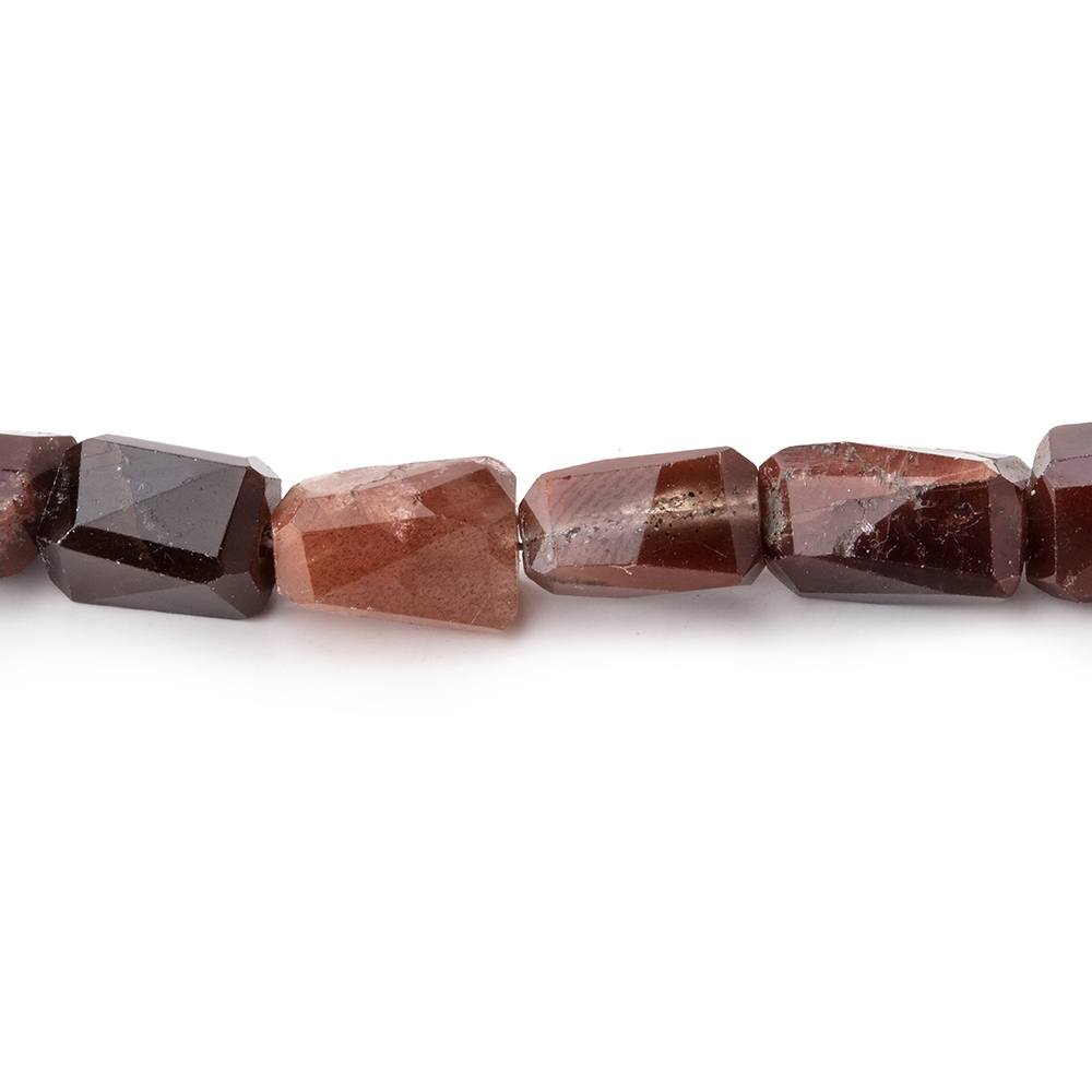 7x6-8x7mm Cat's Eye Scapolite Faceted Nugget Beads 8 inch 20 pieces - Beadsofcambay.com