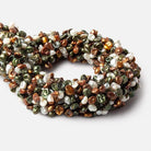 7x6-8x7mm Tri Color Top Drill Keshi Freshwater Pearls 88 pieces - Beadsofcambay.com