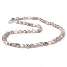 7x6-9x6mm Mystic Multi Color Moonstone plain nuggets 16 inch 55 beads - Beadsofcambay.com