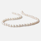 7x6.5-9x7mm Off White Petite Ultra Baroque Freshwater Pearls 15.5 inch 52 pieces - Beadsofcambay.com
