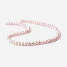 7x6mm Ice Pink Off Round Freshwater Pearl Beads 15.5 inch 70 pieces - Beadsofcambay.com